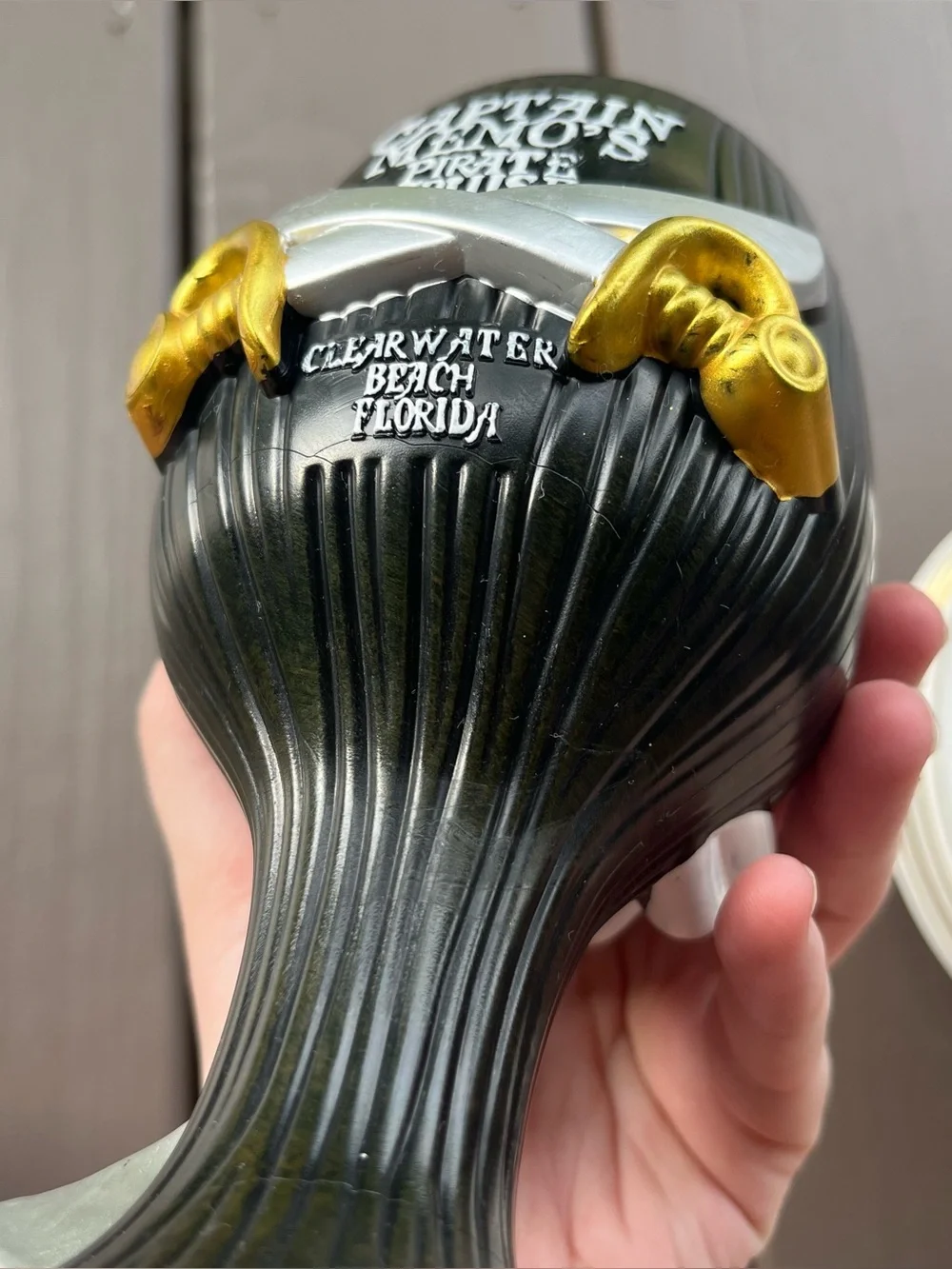 Captain Memos Pirate Cruise Skull Swords Goblet Cup Clearwater Beach Florida